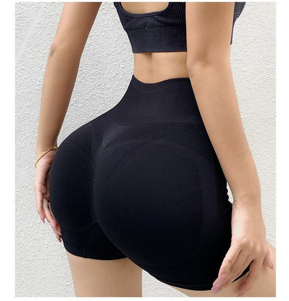 Women's Fitness Butt Lifting Seamless Short Leggings